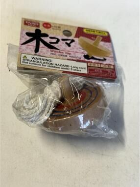 Daiso Japan Natural Wooden Top, New